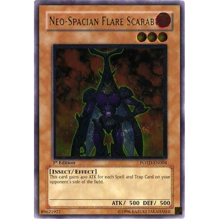 Image for Neo-Spacian Flare Scarab (UTR) (POTD-EN004) - YuGiOh