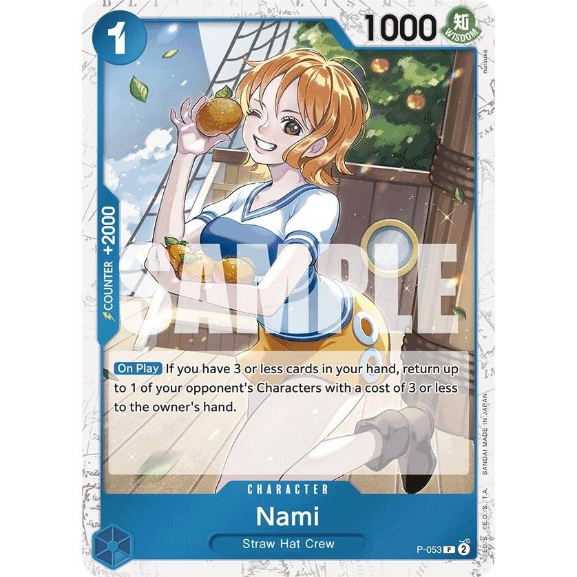 Image for Nami (P-053) (Jolly Roger Foil) (P-053) (PRB-01) - One Piece Card Game