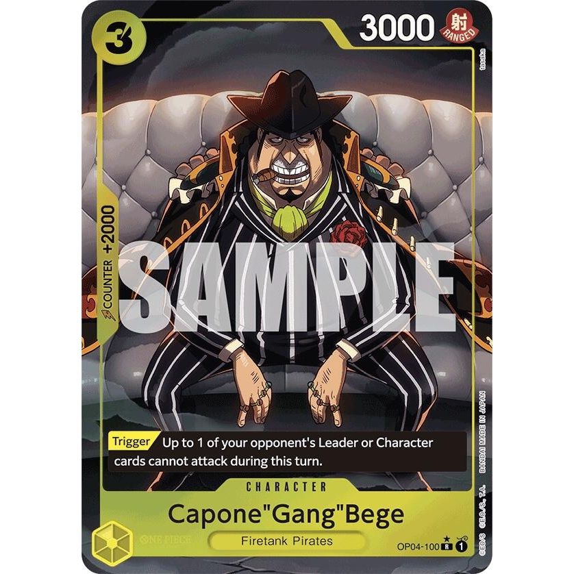 Image for Capone"Gang"Bege (OP04-100) (Alternate Art) (OP04-100) (PRB-01) - One Piece Card Game