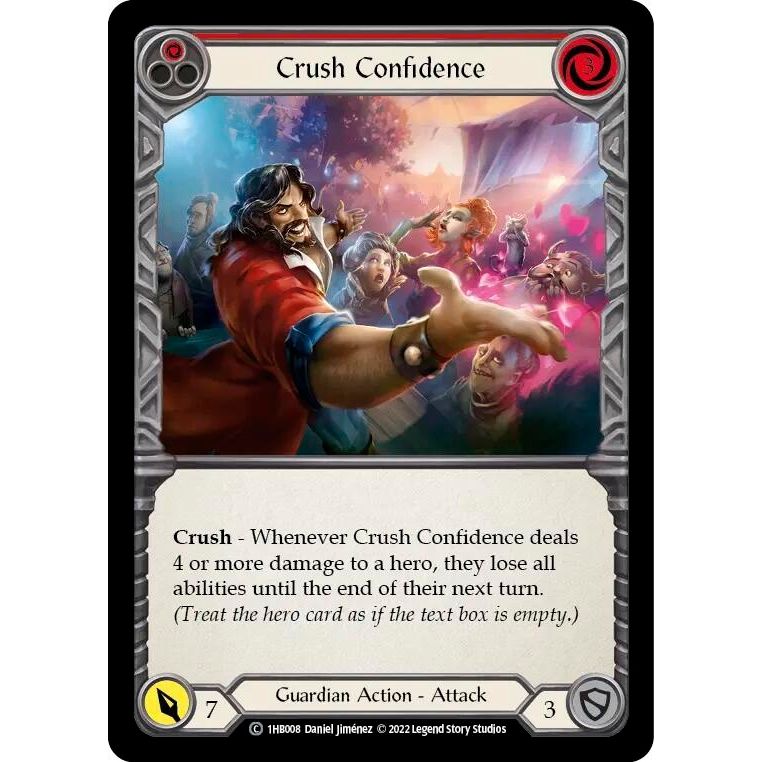 Image for Crush Confidence (Red) (1HB008) - Flesh and Blood TCG