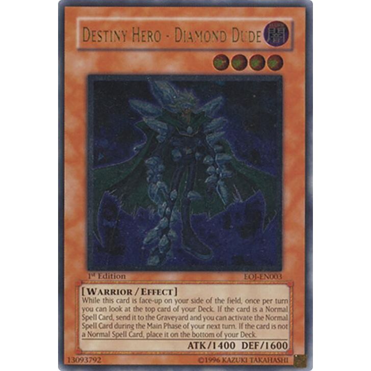 Image for Destiny Hero - Diamond Dude (UTR) (EOJ-EN003) (EOJ) - YuGiOh