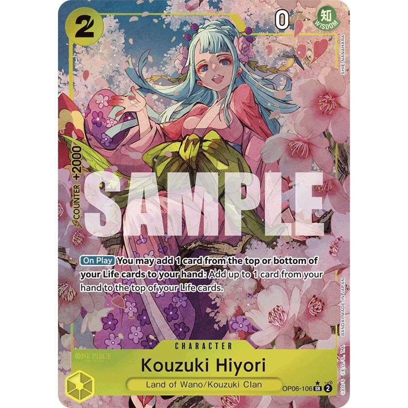 Image for Kouzuki Hiyori (Alternate Art) (OP06-106) (PRB-01) - One Piece Card Game