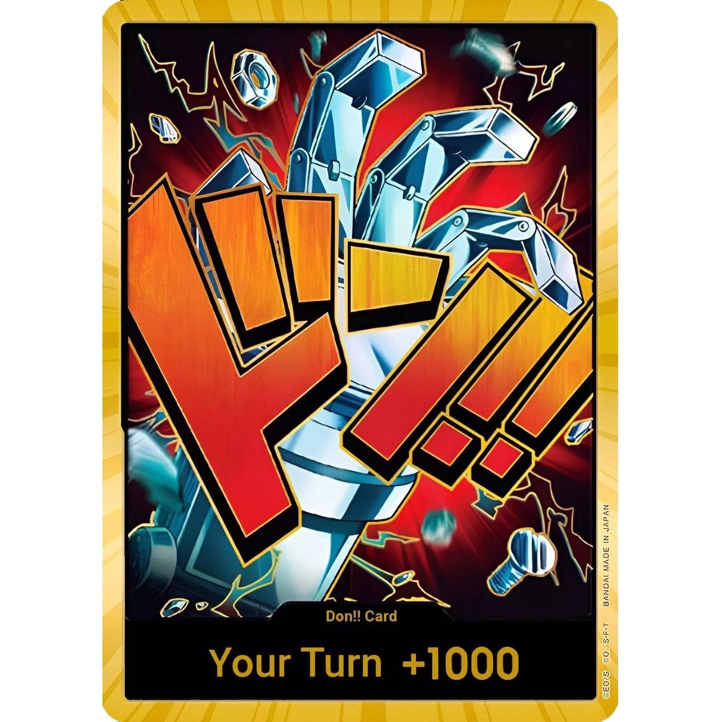 Image for DON!! Card (Eustass "Captain" Kid) (Gold) (PRB-01) - One Piece Card Game