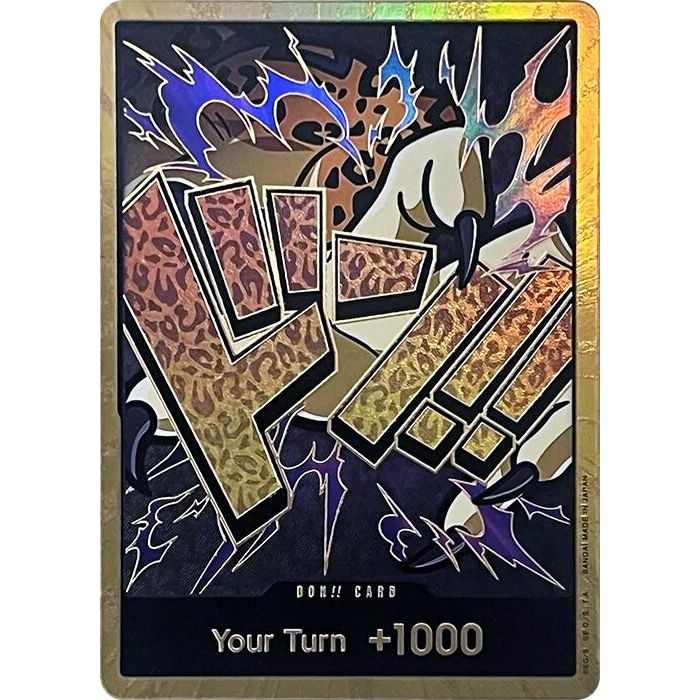 Image for DON!! Card (Rob Lucci) (Gold) (PRB-01) - One Piece Card Game