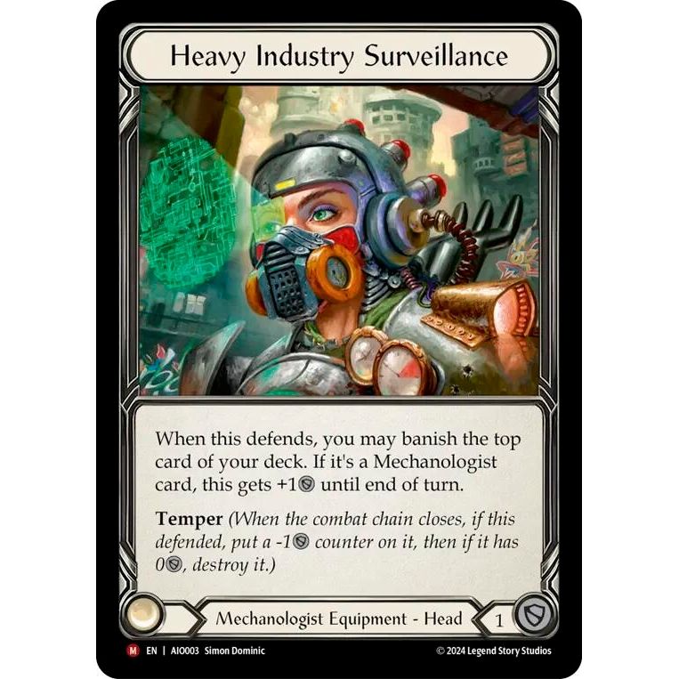 Image for Heavy Industry Surveillance (AIO003) (ADD) - Flesh and Blood TCG