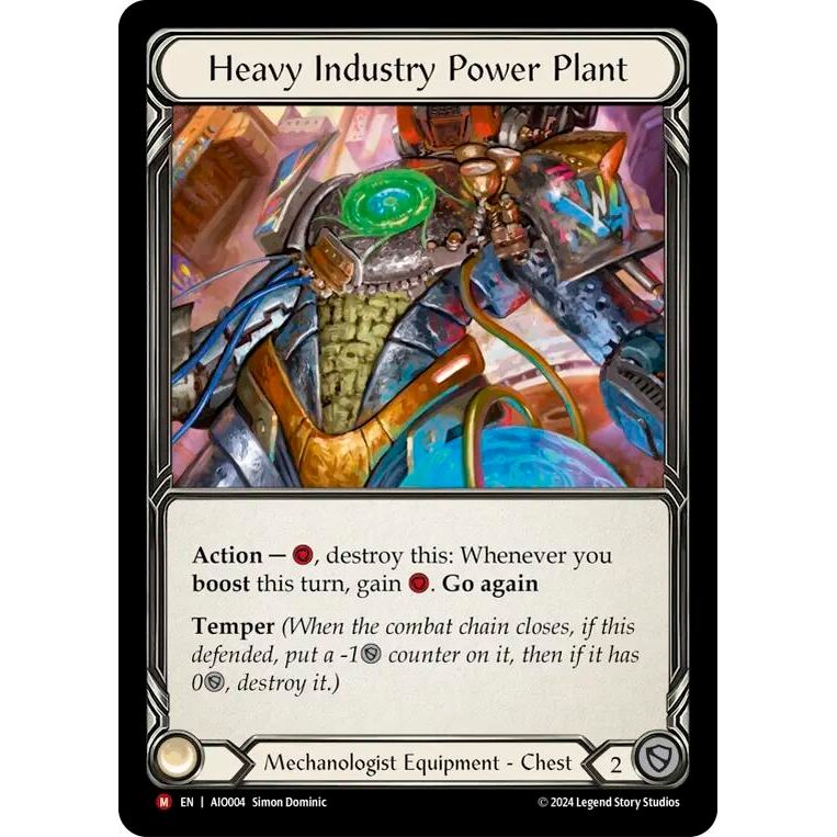 Image for Heavy Industry Power Plant (AIO004) (ADD) - Flesh and Blood TCG