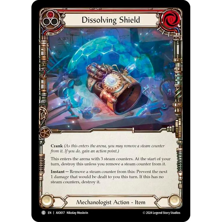 Image for Dissolving Shield (Red) (AIO017) (ADD) - Flesh and Blood TCG