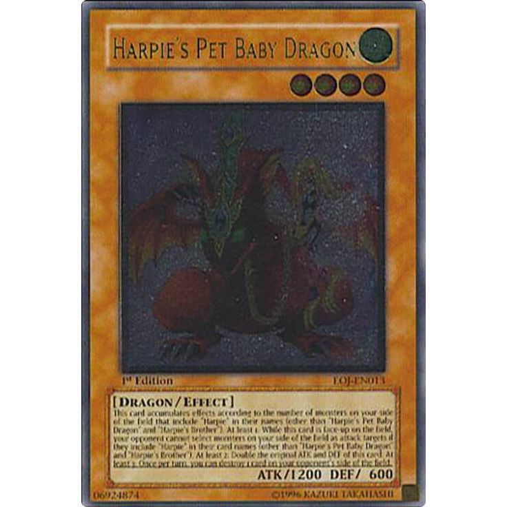 Image for Harpie's Pet Baby Dragon (UTR) (EOJ-EN013) (EOJ) - YuGiOh