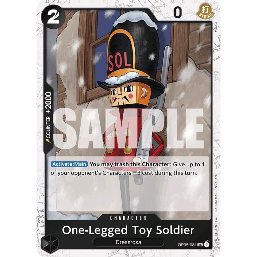 Image for One-Legged Toy Soldier (Jolly Roger Foil) (OP05-081) (PRB-01) - One Piece Card Game
