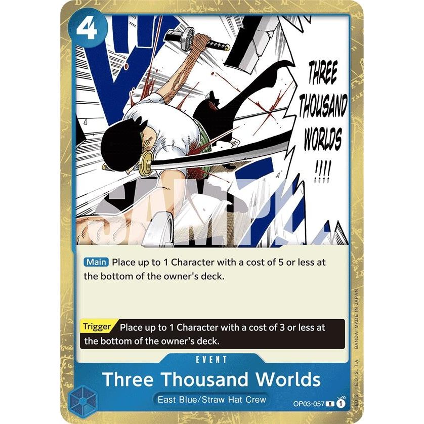Image for Three Thousand Worlds (Jolly Roger Foil) (OP03-057) (PRB-01) - One Piece Card Game