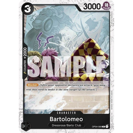Image for Bartolomeo (OP04-089) (Jolly Roger Foil) (OP04-089) (PRB-01) - One Piece Card Game