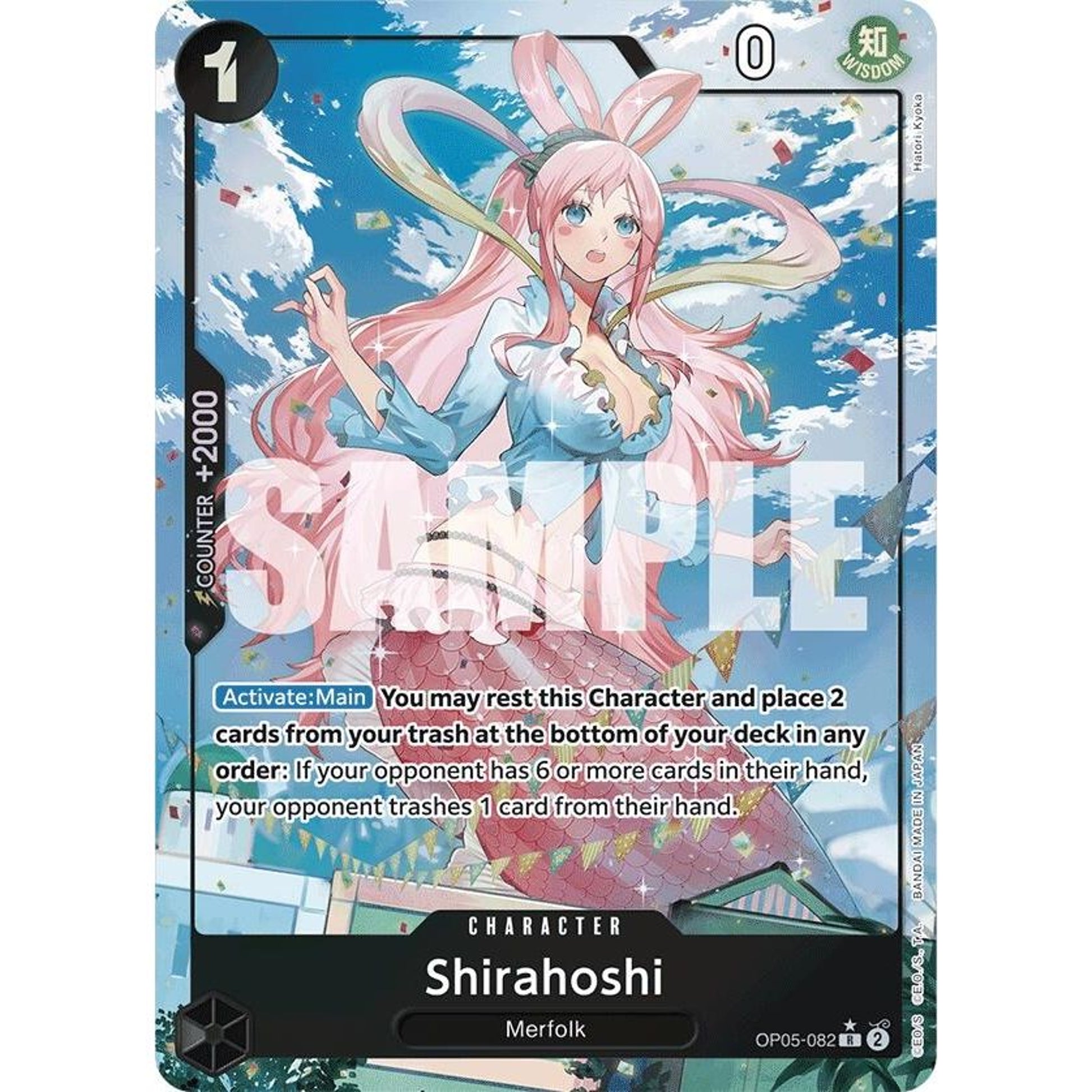 Image for Shirahoshi (OP05-082) (Full Art) (OP05-082) (PRB-01) - One Piece Card Game