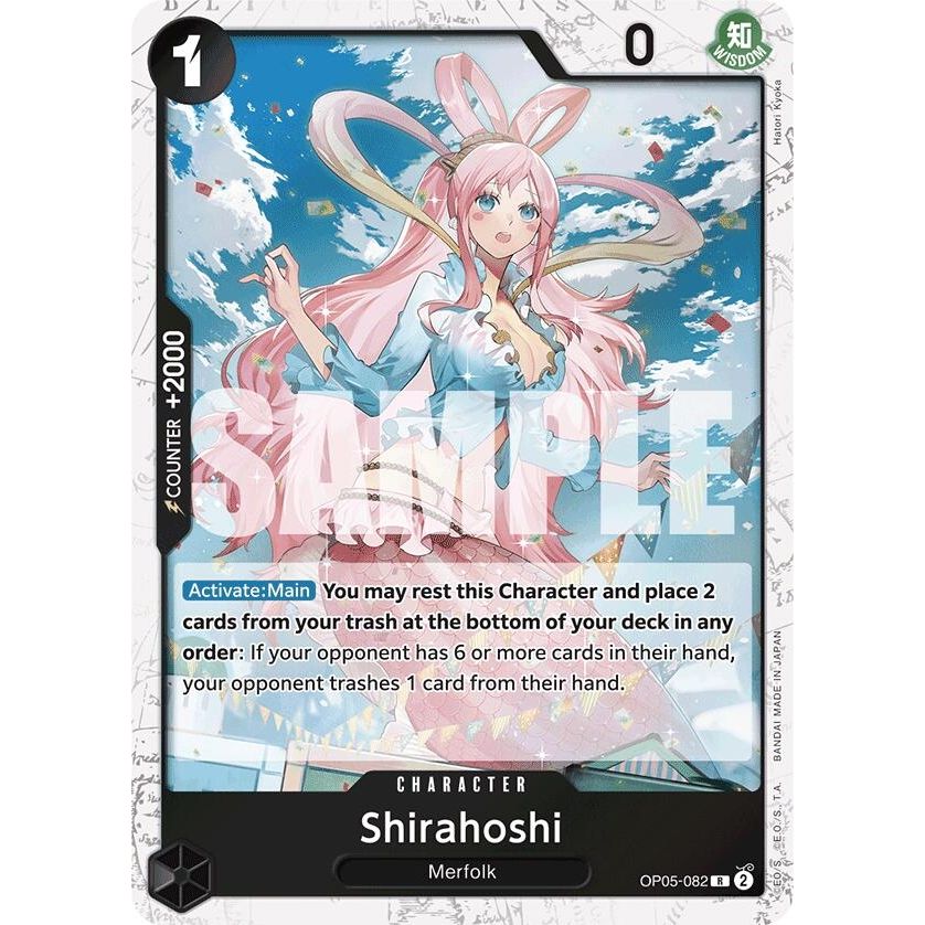 Image for Shirahoshi (OP05-082) (Jolly Roger Foil) (OP05-082) (PRB-01) - One Piece Card Game