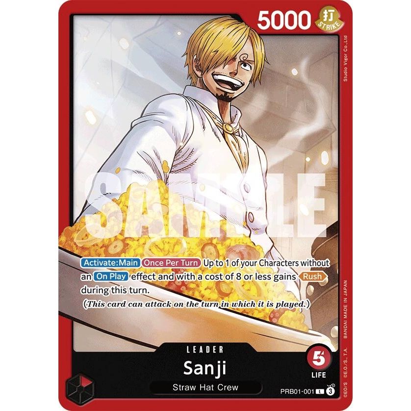Image for Sanji (PRB01-001) (PRB01-001) (PRB-01) - One Piece Card Game