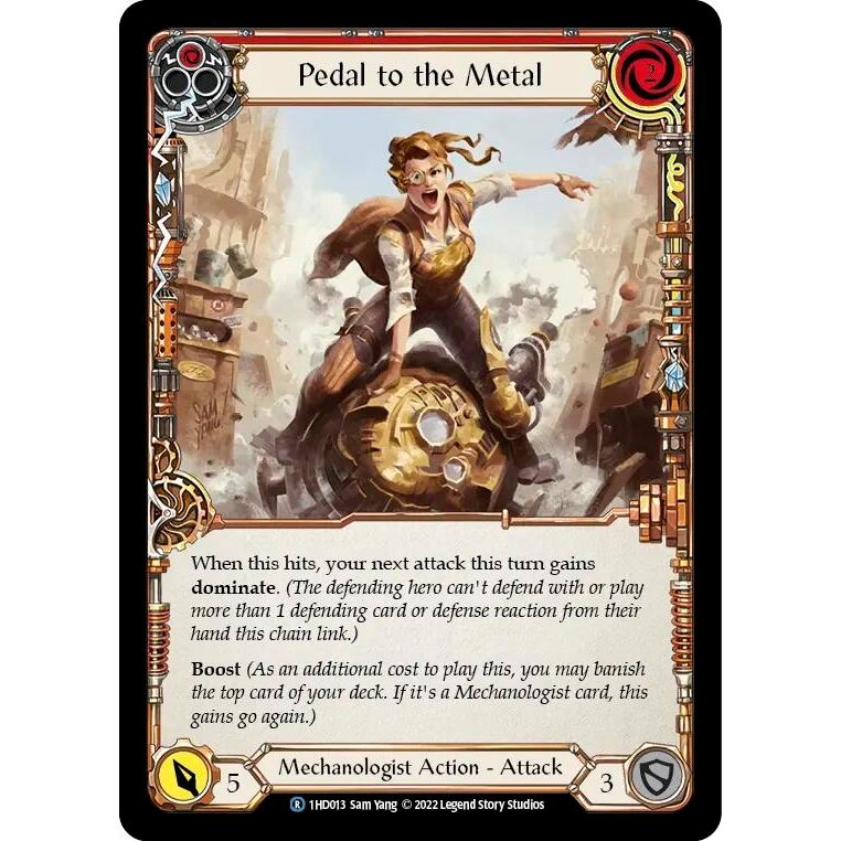 Image for Pedal to the Metal (Red) (1HD013) - Flesh and Blood TCG