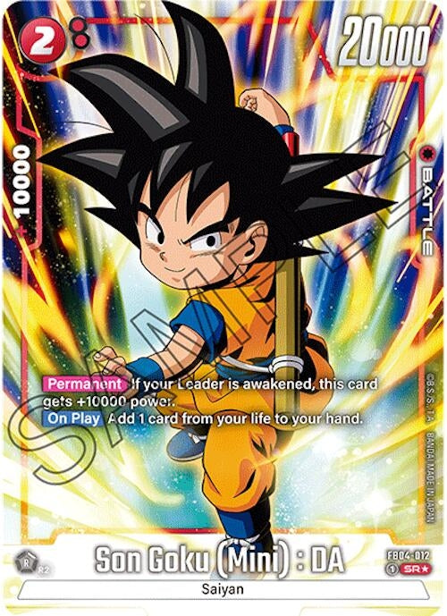 Image for Son Goku (Mini) : DA (Alternate Art) (FB04-012) (FB04) - Dragon Ball Super: Fusion World