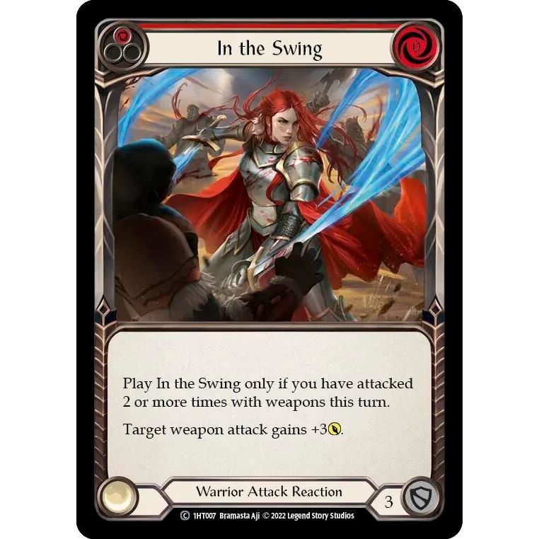 Image for In the Swing (Red) (1HT007) - Flesh and Blood TCG