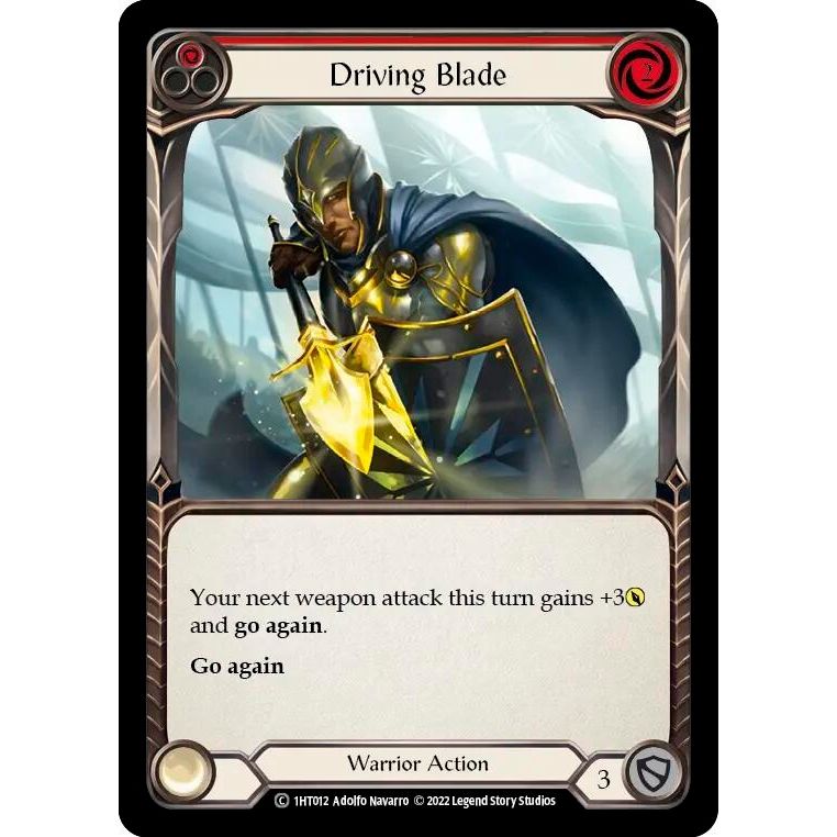 Image for Driving Blade (Red) (1HT012) - Flesh and Blood TCG