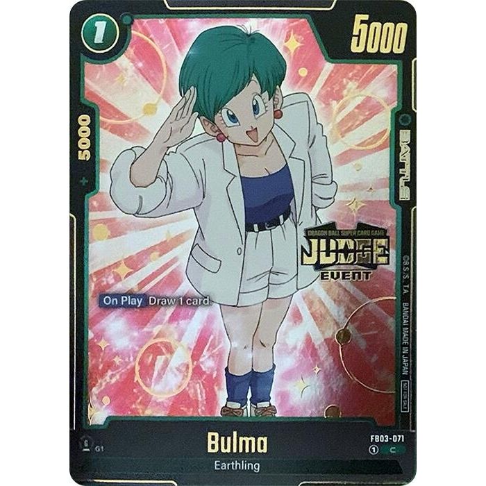 Image for Bulma - FB03-071 (Judge Pack (Event Judge) 02) (FB03-071) (DBSFW_TPR) - Dragon Ball Super: Fusion World