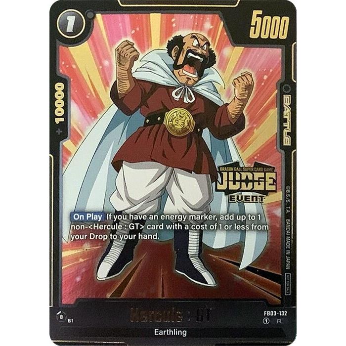 Image for Hercule : GT (Judge Pack (Event Judge) 02) (FB03-132) (DBSFW_TPR) - Dragon Ball Super: Fusion World