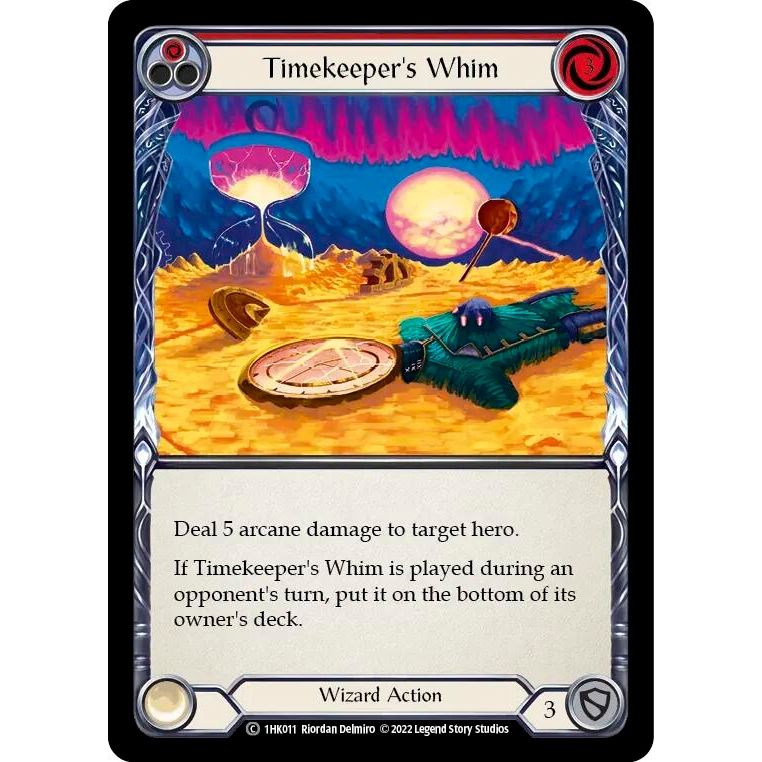 Image for Timekeeper's Whim (Red) (1HK011) - Flesh and Blood TCG