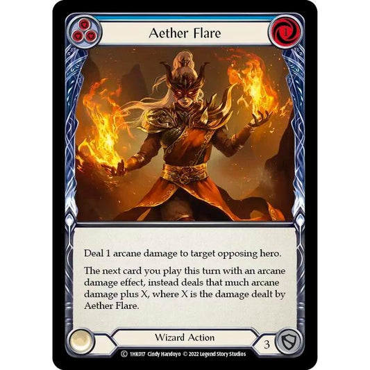 Image for Aether Flare (Blue) (1HK017) - Flesh and Blood TCG
