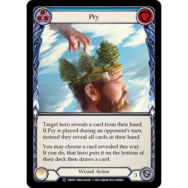 Image for Pry (Blue) (1HK019) - Flesh and Blood TCG