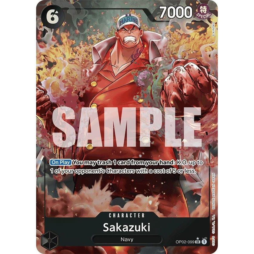 Image for Sakazuki (Alternate Art) (OP02-099) (PRB-01) - One Piece Card Game
