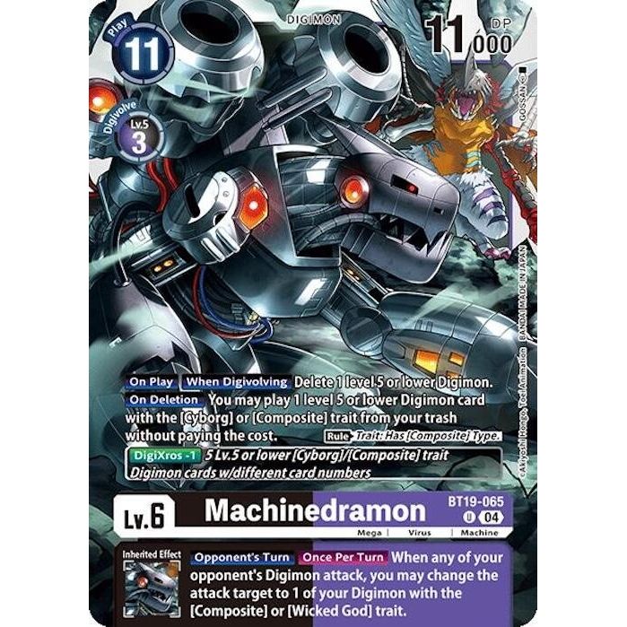 Image for Machinedramon - BT19-065 (BT19-065 U) (BT18-19) - Digimon Card Game