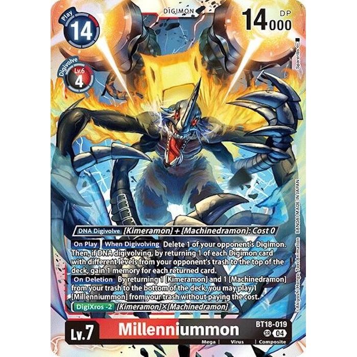 Image for Millenniummon (BT18-019 SR) (BT18-19) - Digimon Card Game