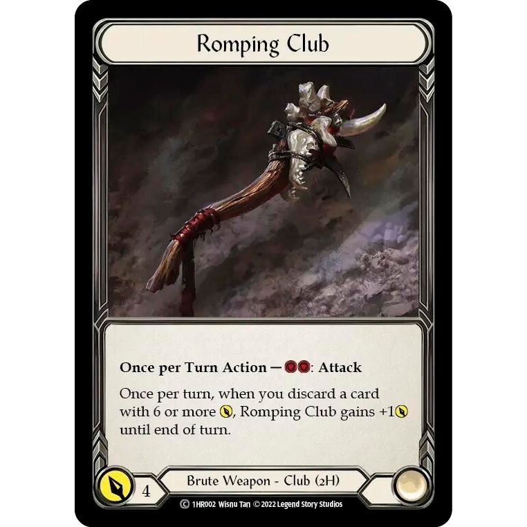 Image for Romping Club (1HR002) - Flesh and Blood TCG