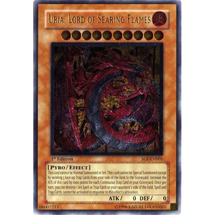 Image for Uria, Lord of Searing Flames (UTR) (SOI-EN001) (SOI) - YuGiOh