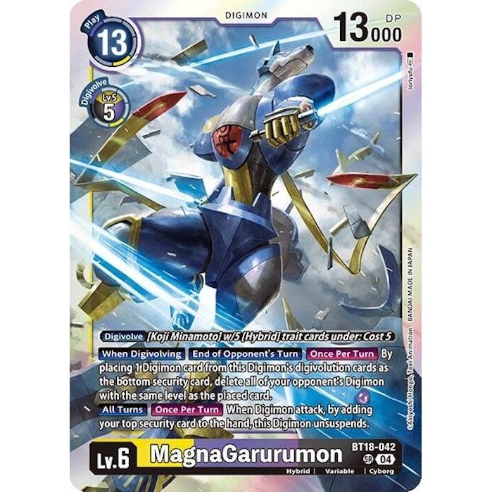 Image for MagnaGarurumon (BT18-042 SR) (BT18-19) - Digimon Card Game