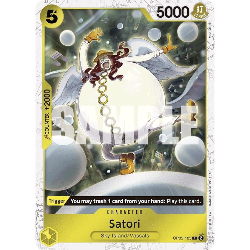 Image for Satori (Jolly Roger Foil) (OP05-105) (PRB-01) - One Piece Card Game
