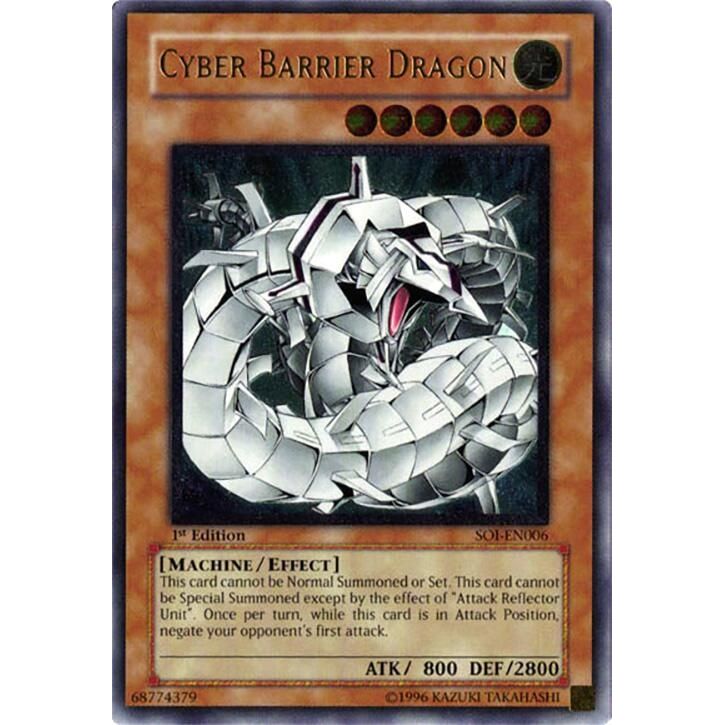 Image for Cyber Barrier Dragon (UTR) (SOI-EN006) (SOI) - YuGiOh