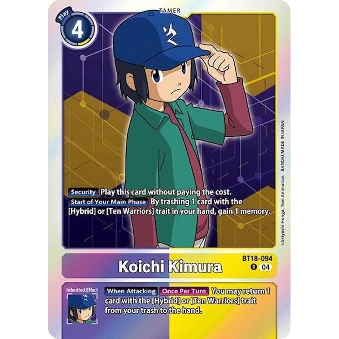 Image for Koichi Kimura (BT18-094 R) (BT18-19) - Digimon Card Game
