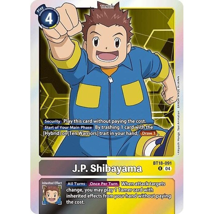 Image for J.P. Shibayama (BT18-091 R) (BT18-19) - Digimon Card Game
