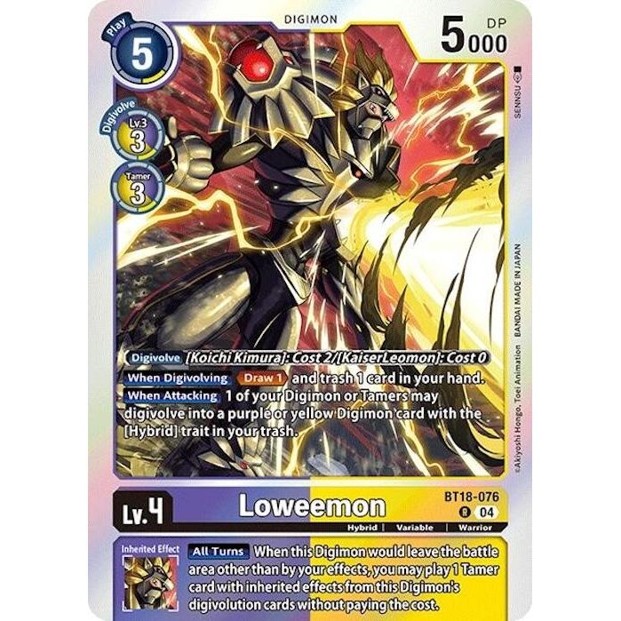 Image for Loweemon (BT18-076 R) (BT18-19) - Digimon Card Game