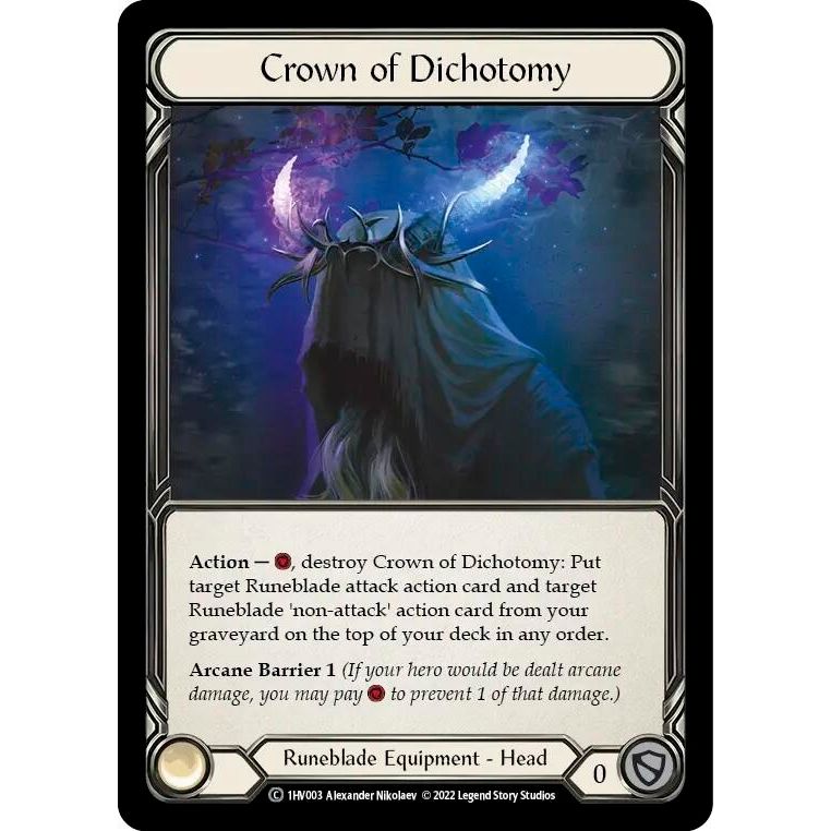Image for Crown of Dichotomy (1HV003) - Flesh and Blood TCG