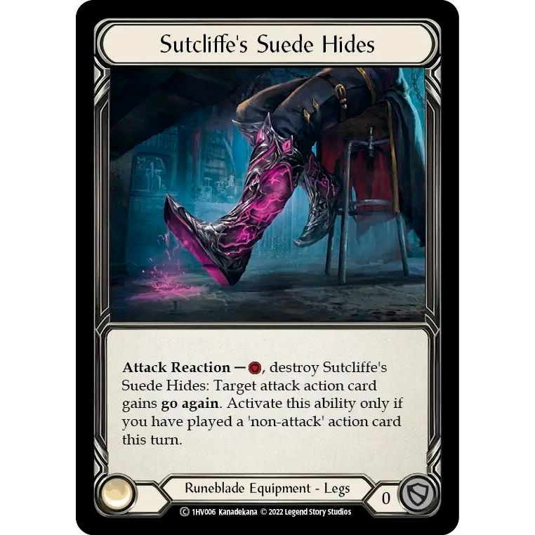 Image for Sutcliffe's Suede Hides (1HV006) - Flesh and Blood TCG