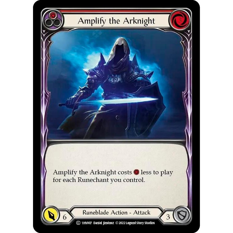 Image for Amplify the Arknight (Red) (1HV007) - Flesh and Blood TCG