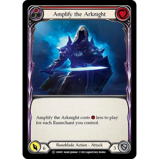 Image for Amplify the Arknight (Red) (1HV007) - Flesh and Blood TCG