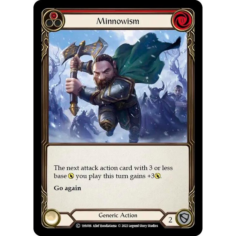 Image for Minnowism (Red) (1HV016) - Flesh and Blood TCG