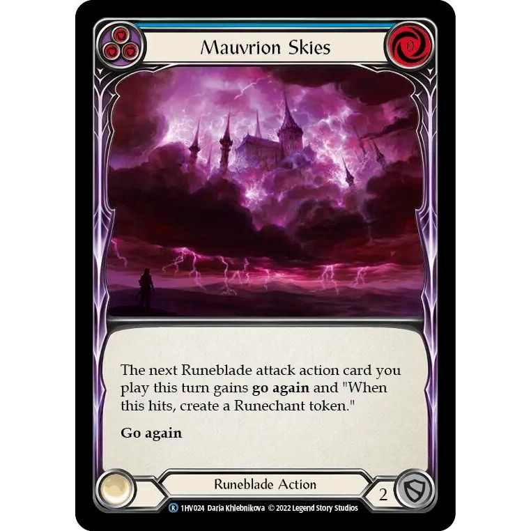 Image for Mauvrion Skies (Blue) (1HV024) - Flesh and Blood TCG