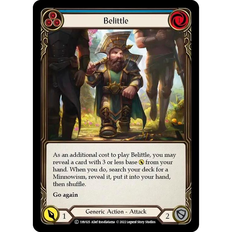 Image for Belittle (Blue) (1HV025) - Flesh and Blood TCG