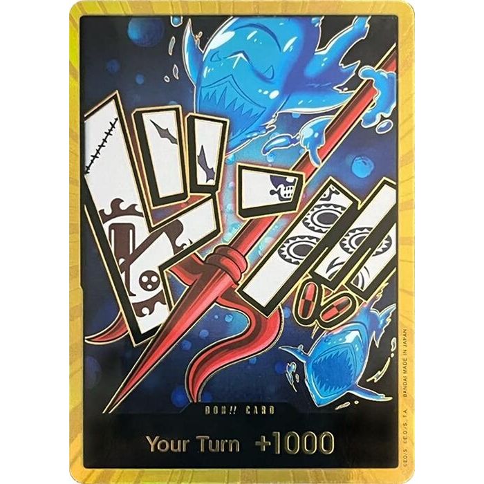 Image for DON!! Card (Hody Jones) (Gold) (PRB-01) - One Piece Card Game