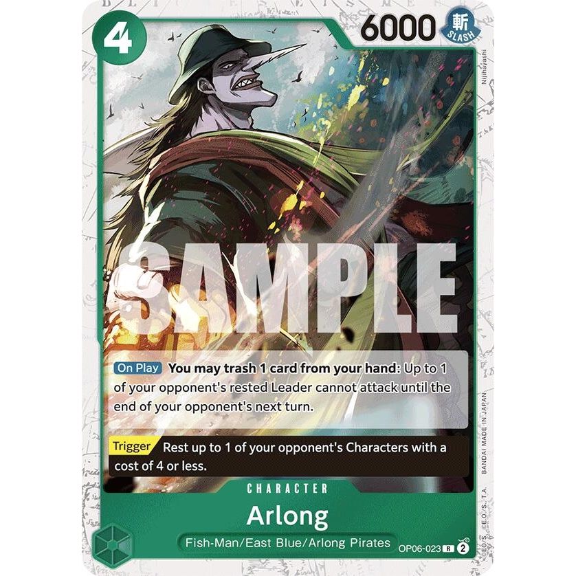 Image for Arlong (Jolly Roger Foil) (OP06-023) (PRB-01) - One Piece Card Game