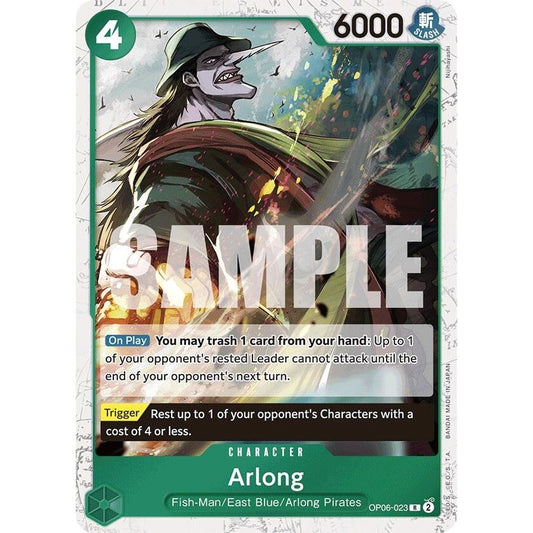 Image for Arlong (Jolly Roger Foil) (OP06-023) (PRB-01) - One Piece Card Game