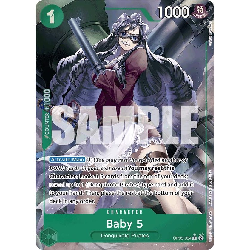 Image for Baby 5 (OP05-034) (Full Art) (OP05-034) (PRB-01) - One Piece Card Game