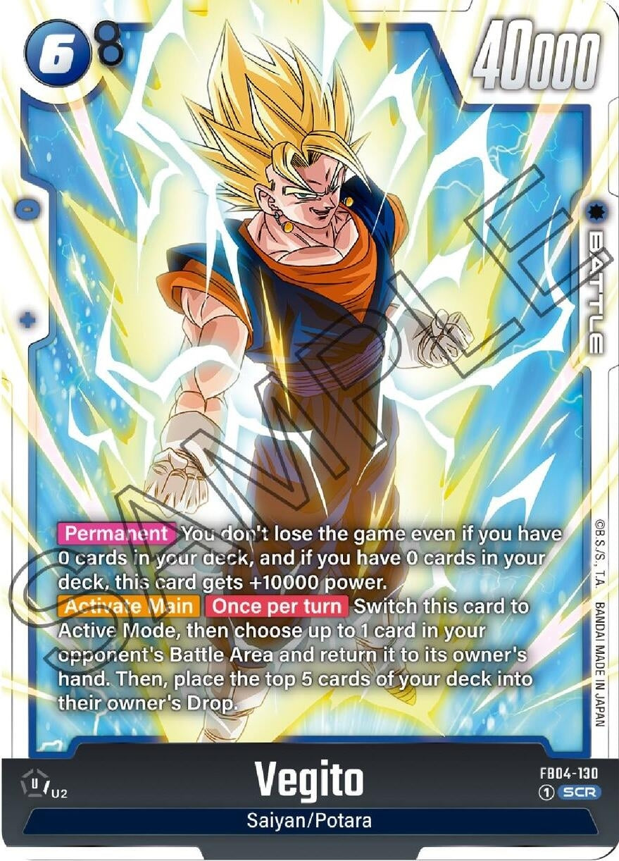 Image for Vegito - FB04-130 (FB04-130) (FB04) - Dragon Ball Super: Fusion World